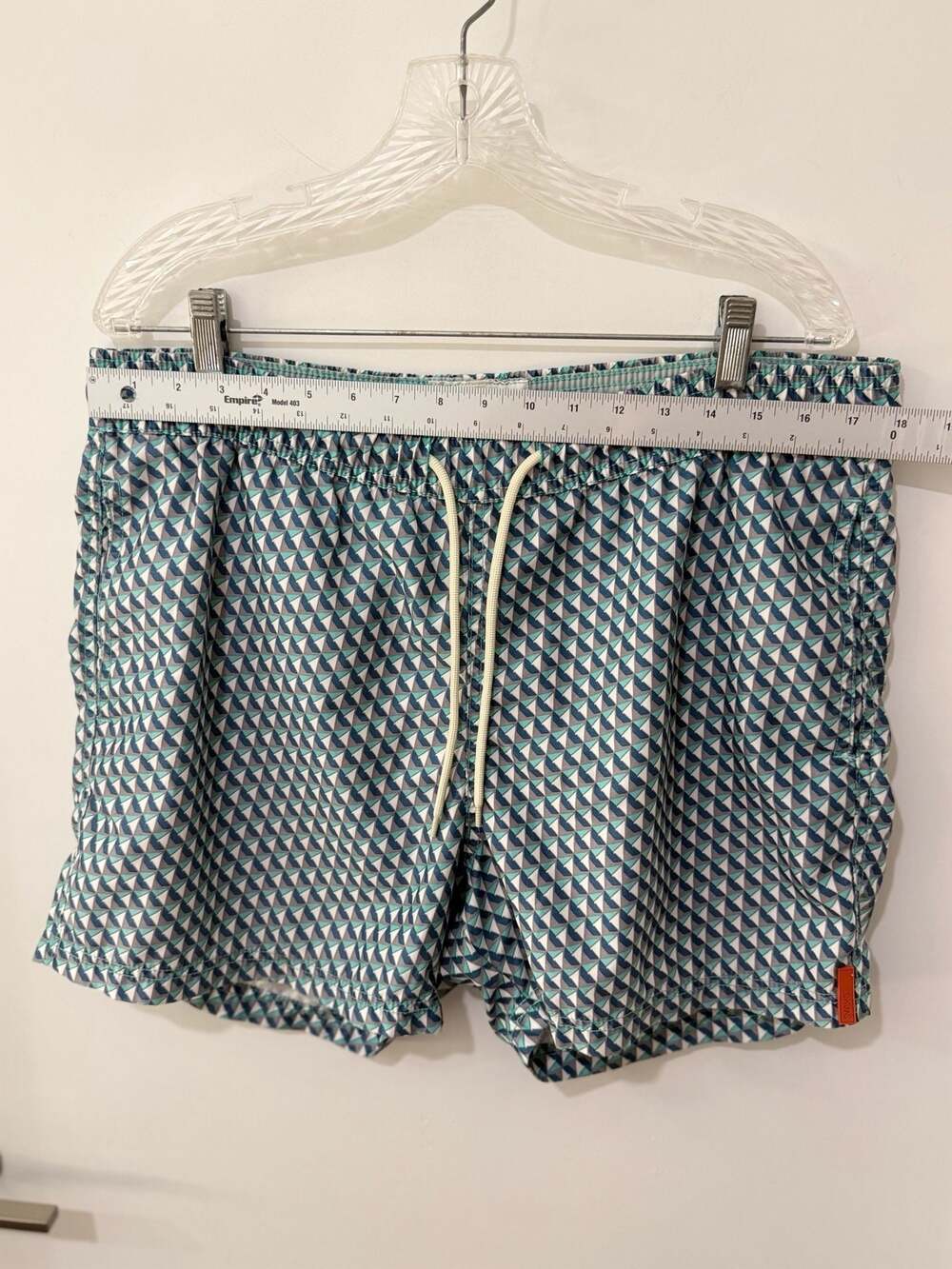 SWIMS Geometric Print Drawstring Swim Trunks Extra Large - Picture 4 of 7